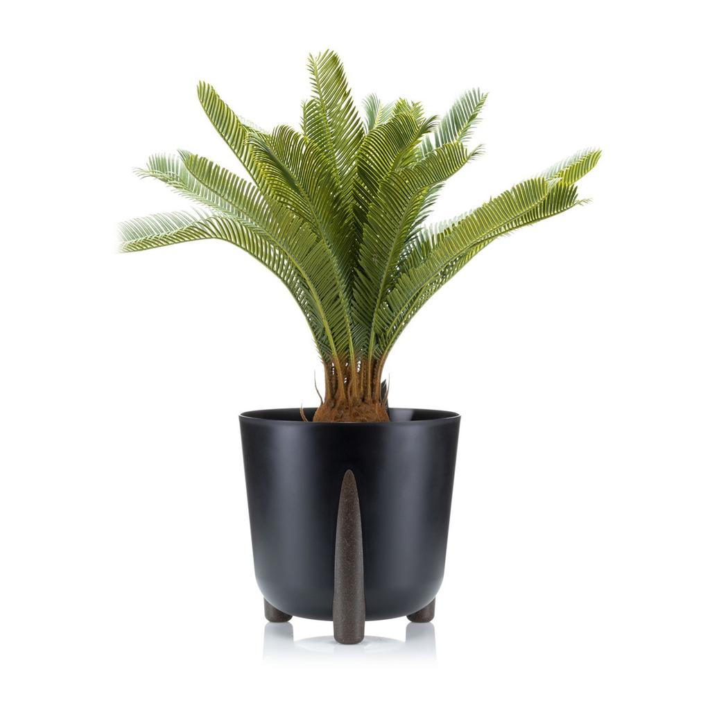 Blumentopf Moss Eco Recycling Schwarz 26Xh25