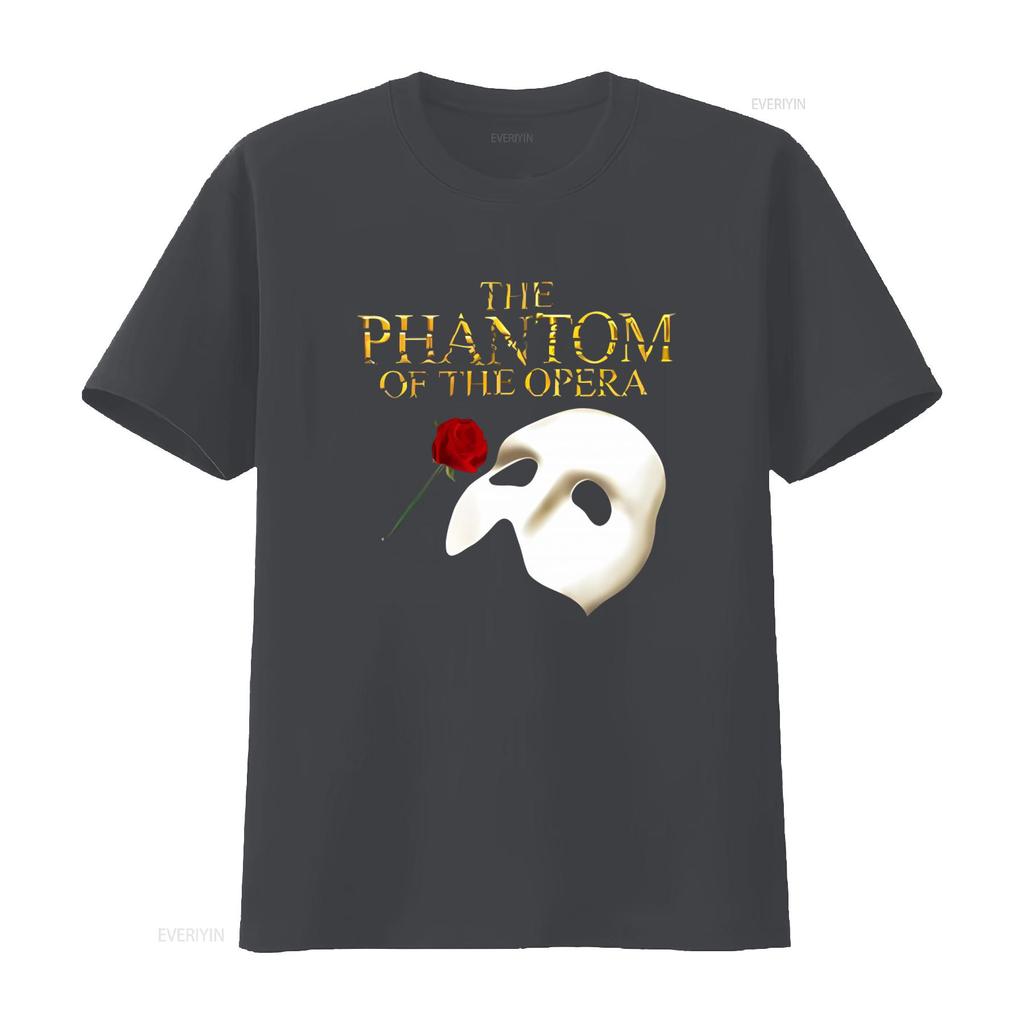 Phantom Of The Opera Musical Logo Unisexs White T Shirt Size S 3xl Stylish Comfortable Unique Design Vintage Washed Casual