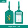 Customizable PU Leather Passport Cover with Hot Stamped Logo, Map, Luggage Tag, & Passport Holder Set