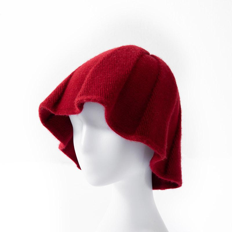 New Solid Color Basin Hats for Women in Autumn and Winter Warm Ear Protecting Headscarves  Fashionable Knitted Fisherman Hats