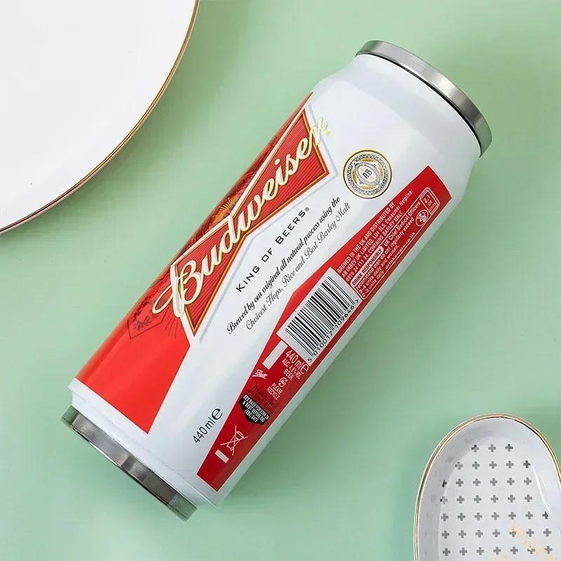 500ML Termoska se slámkou Cola plechovka Termoska na kávu Pivní láhev 304 Nerezová ocel BEER Cold Keeper Nádoba na pití Garrafa Térmica