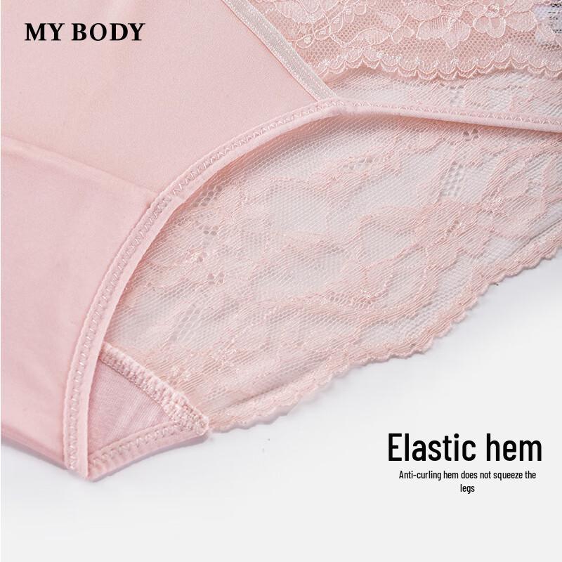 Mybody Women's Lace Low-Rise Briefs