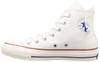 Zapatillas Converse All Star 100 Split Logo HI 23 cm, Blanco,