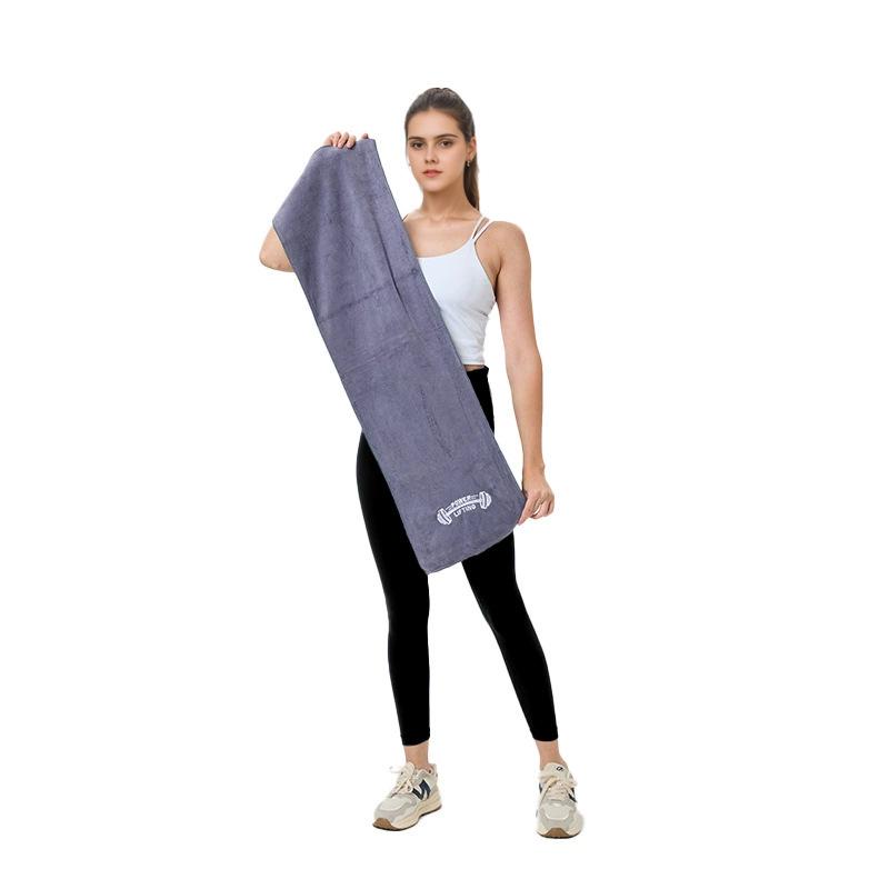 Microfiber Quick-Dry Sweat-Absorbent Gym Towel - Custom Logo Available