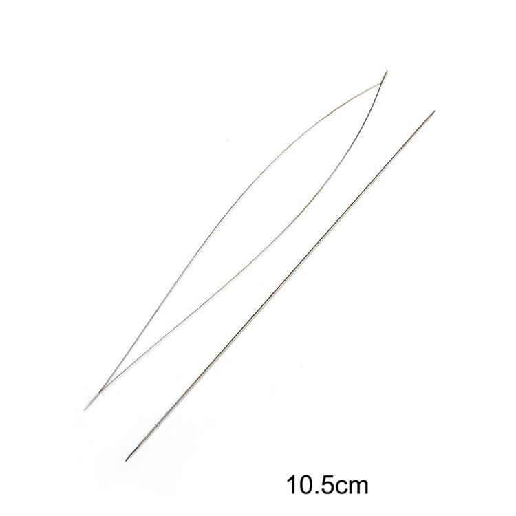 

Инструмент для бисероплетения своими руками — игла с большим ушком для проектов своими руками, вязания крючком и нанизывания бусин Будды. Идеально подходит для изготовления изящных ручных ожерелий.