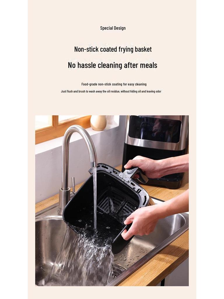 Smart Stainless Steel Large Capacity Multifunctional Air Fryer