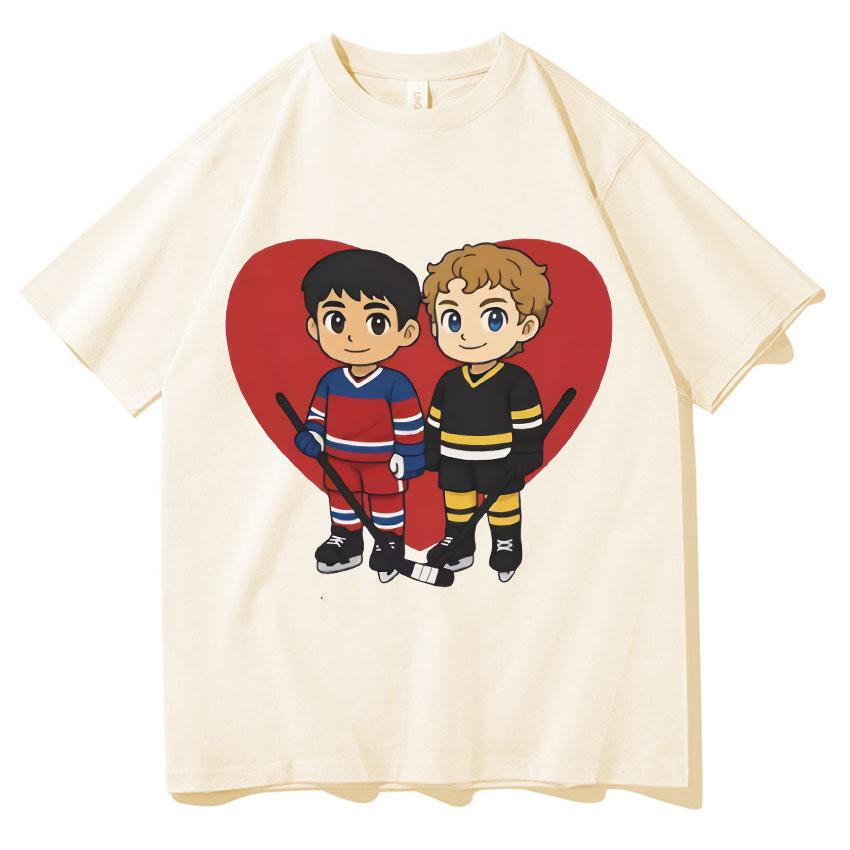 Heated Rivalry High Quality Tshirt Mens Womens Rivalry 81 and Hollander 24 Hip Hop Casual 100 Cotton Tee Shirt Teenagers Unisex