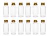 7.5 Glass Bottles with Cork, 12 Pcs. | GB1