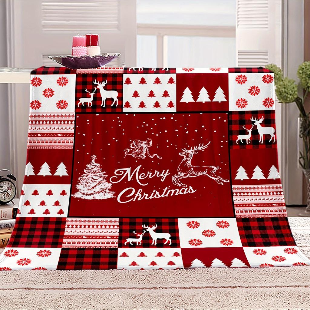 Mofusand Printed Plush Blanket Soft and Comfortable Throw Suitable for Bedroom, Sofa, Nap, Warm Home Decor Gift for Holidays