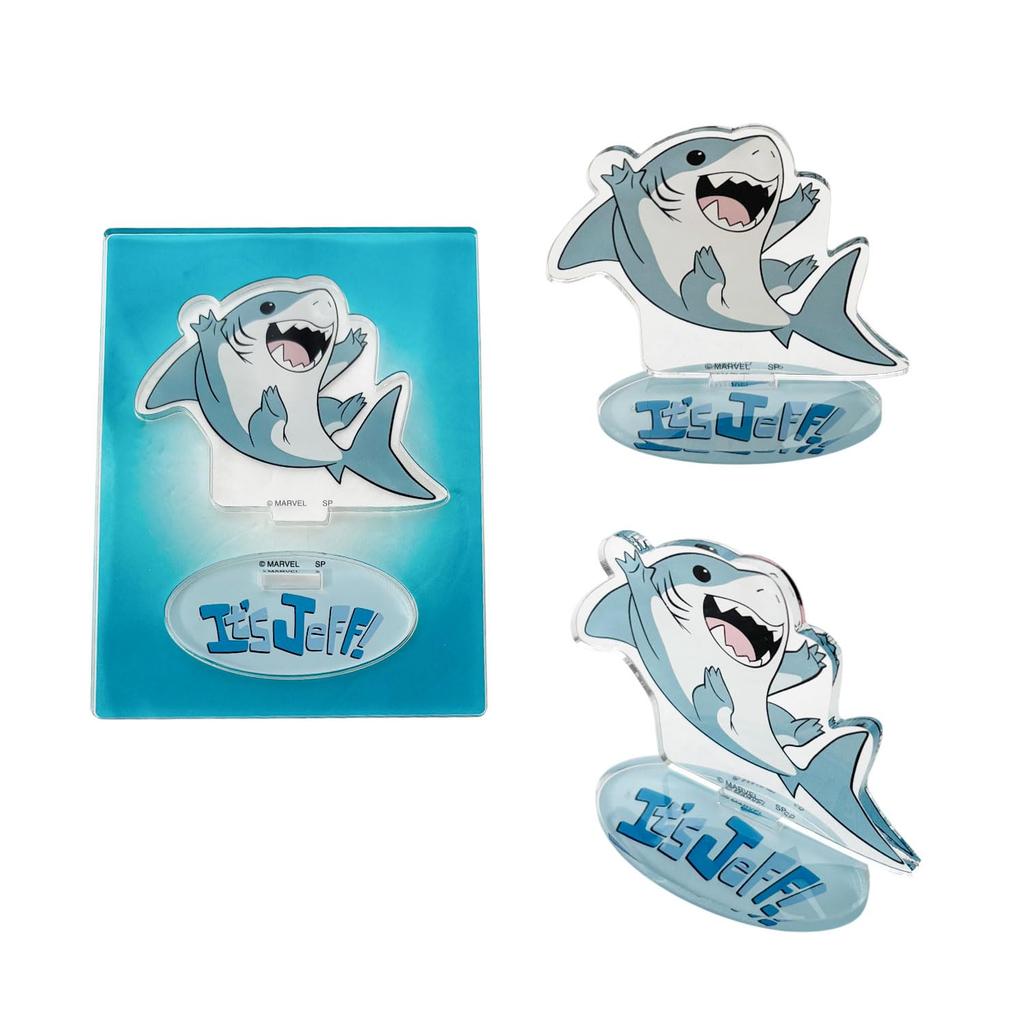 Small Planet Marvel Acrylic Blind Complete Set of 7 Rivals/Jeff/Costume Stand, Wrapped,