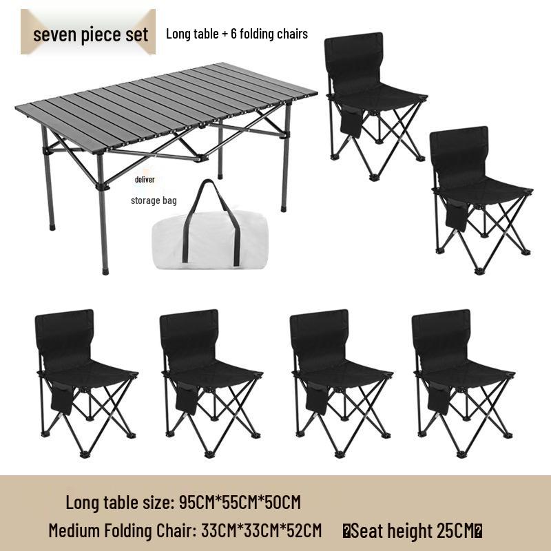 Portable Outdoor Folding Chair with Backrest for Camping and Art Sketching