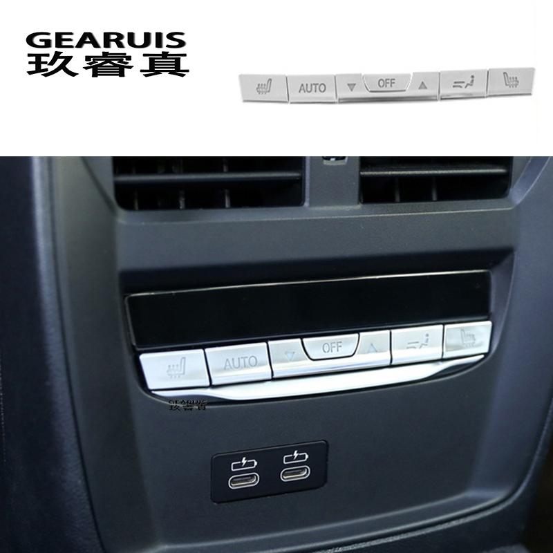 Car Styling Steering Wheel Buttons Decoration Frame Covers Stickers Trim for BMW 3 Series G20 G28  Lnterior Auto