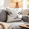 Chinese Ink Painting Style Cushion Cover 1Pcs Decorative Covers Soft Cushion Case For Sofa Couch Decor 40X40 45X45 Pillowcases