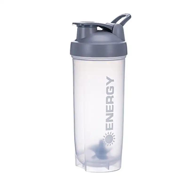 

500/700ML Protein Shaker Bottle With Stirring Ball Outdoor Sports Drink Water Bottle Portable Coffee Mugs Leak Proof Juice Cup 500ml