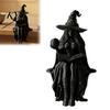 Gothic Witch Figurine 3D Printed Fortune Teller Figurine, Halloween Mystic Gypsy Statue for Shelf Unique Holiday Gift Tabletop Display, Sculpture with