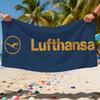 L-L-LufthansaS-ES Towel Beach Bath Quick-Drying Lightweight Portable Sauna Luxury Camping Swim Pool German Travel