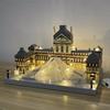Weltberühmtes Architekturmodell Baustein-Set DIY Taj Mahal Louvre Eiffelturm Ideale Weihnachts- und Feiertagsgeschenke für Kinder