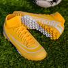 Ronaldo Football Shoes High-top Male Adult Student AG Spikes Female Children Artificial Grass Broken Nails Training Shoes