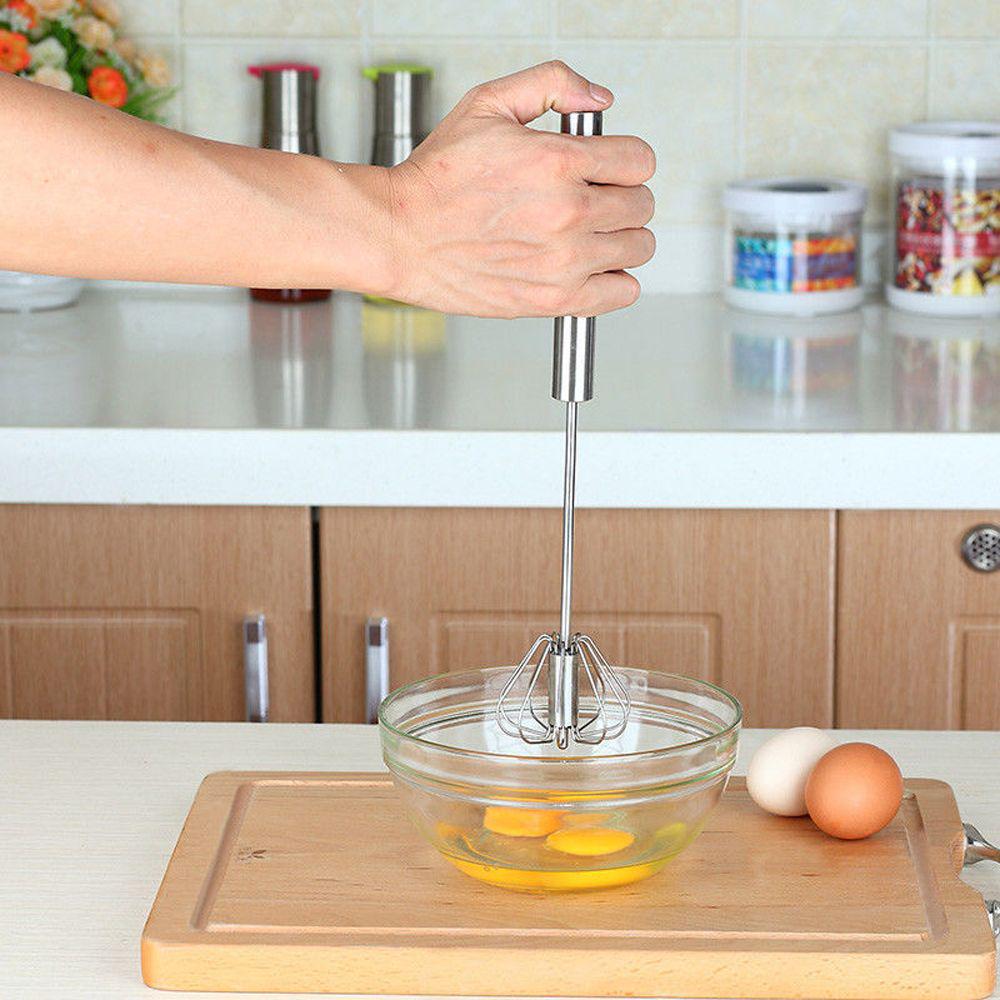 Stainless Easy Whisk Mixer Egg Cream Stirrer Sauce Shaker Cake Blender Beater UK