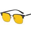 Fashion Night Vision Myopia Glasses for Men Half Frame Outdoor Driving Neutral Day Night Dual-use Glasses Goggle Shades