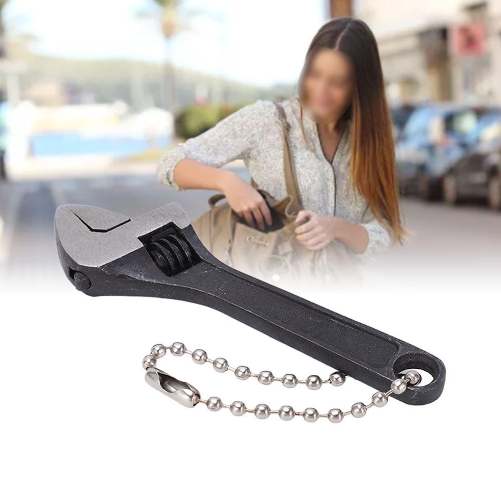 Professional Galvanized Steel Mini Adjustable Wrench Anti-rust Adjustable Tiny Spanner Mini Sturdy Mini Nut Wrench Tool Home