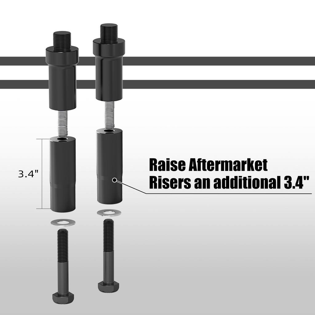 Handlebar Riser Extensions For Harley Sportster 883 /1200 Iron 883 /1200 Softail Standard Dyna Low Rider Fat Bob Fat Boy 107/114