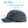 Frühling Sommer Vintage Gewaschene Denim Kappe mit kurzem Schirm Baseballkappe Herren Damen Mode Sonnen Dad Hut Verstellbar Trucker Stil Niedriges Profil