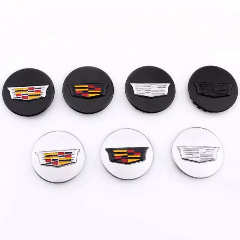 Dla Cadillac Escalade XT5 XT6 CT5 CT6 XTS CT4 66mm 4szt. Nakładki na środek koła samochodowego Akcesoria Emblemat opony samochodowej Stylizacja samochodu