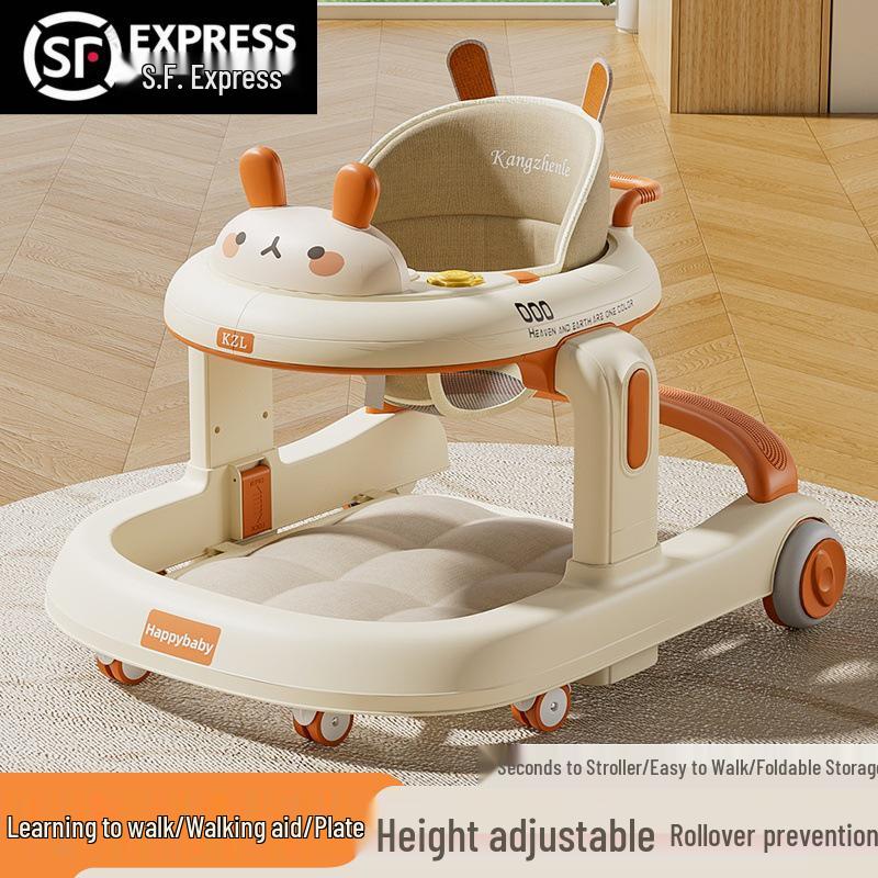 Babywalke Anti-O-Leg Baby Walker, Anti-Rollover, 6-18 Months Baby Push Assist