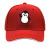 Playful Baby Penguin Minimal Cartoon Sandwich Baseball Cap Sun Cap Outdoor Workouts Hat