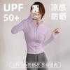 Schnelltrocknende Sportjacke Damen Yoga Kleidung Langarm Top Reißverschluss Strickjacke Laufen Fitness UV-Schutz Sonnenschutzkleidung