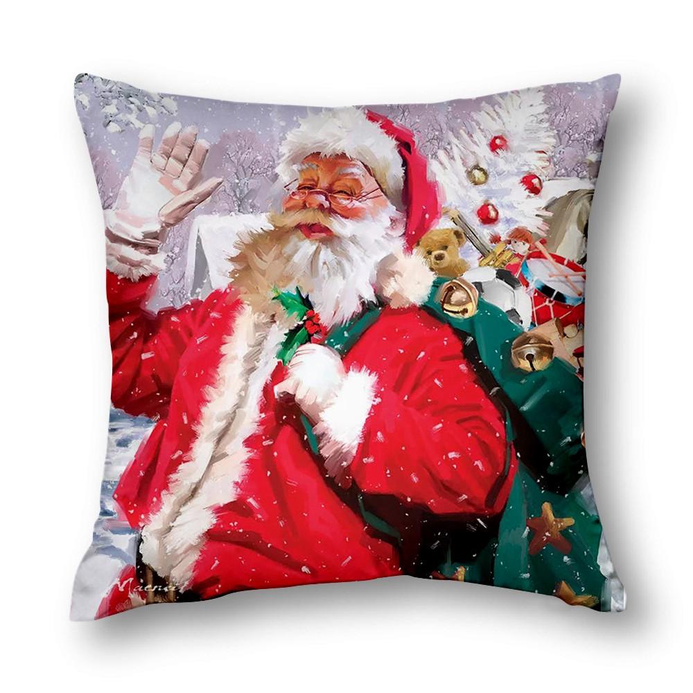 Christmas Decor Cushion Cover Sofa Decor Cushion Cover Bed Decor Pillow Cover Home Decor 40X40 45X45 50X50 60X60Cm