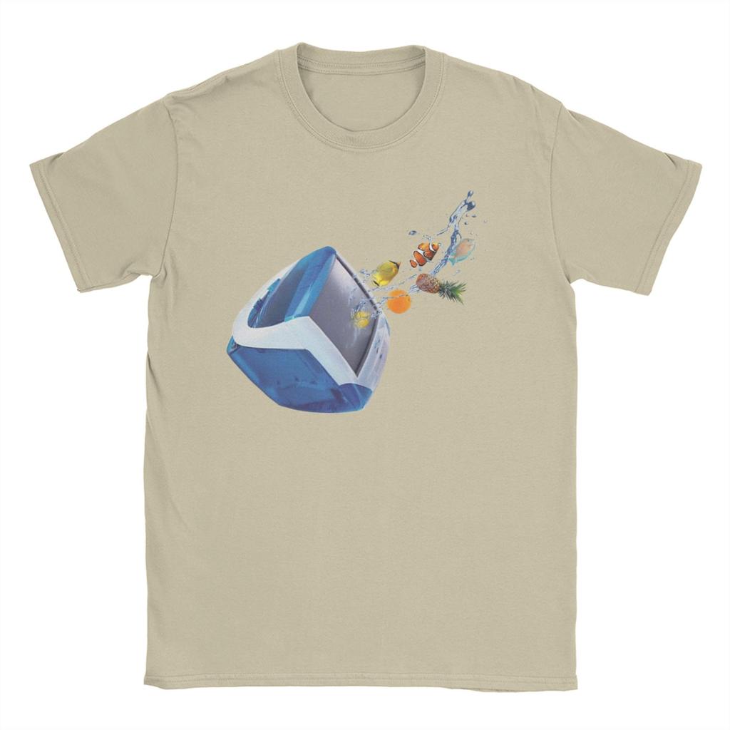 Vintage eMachines Frutiger Aero T-Shirt Herren Damen Rundhals 100% Baumwolle T-Shirt Niedliches Kurzarm T-Shirt Original Kleidung