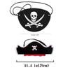 Halloween Cosplay Costume Pirate Headband Elastic EyePatch Adult Child Headwear