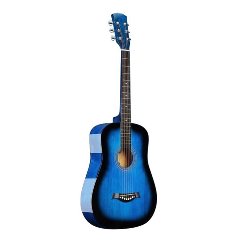 Začátečnická lidová kytara - Velké množství lípového dřeva Cvičný nástroj