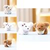 Entzückender Mini-Plüsch-Brillen-Hunde-Schlüsselanhänger Niedliches Accessoire Für Mädchen Geschenke Und Dekoration