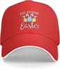 Egg Cellent Easter Baseball Cap Polyester Print Casual Adjustable Baseball Hat for Adults
