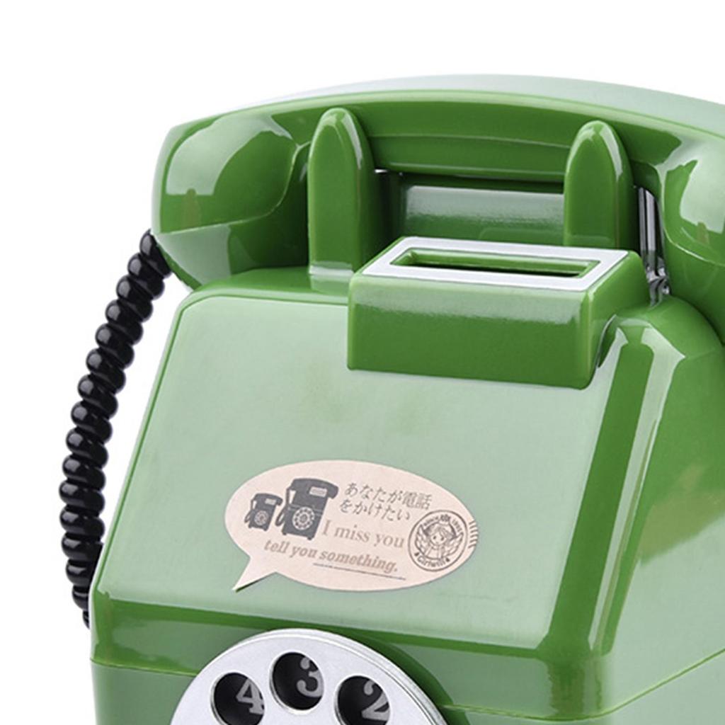 Pușculiță telefonică retro Cadou suvenir Decor pentru casă Decor de masă Bancă de monede pentru Festival Copii Raft Dormitor Ziua de naștere