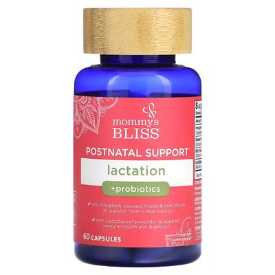 Postpartum Support, Lactation + Probiotic, 60 Capsules
