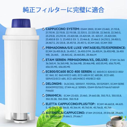 Molifal Coffee Maker Filters, Replacement Filters for DeLonghi DLSC002, Dinamica, Magnifica S, Eletta Explorer, ETAM Autentica, and ECAM Series (Set o