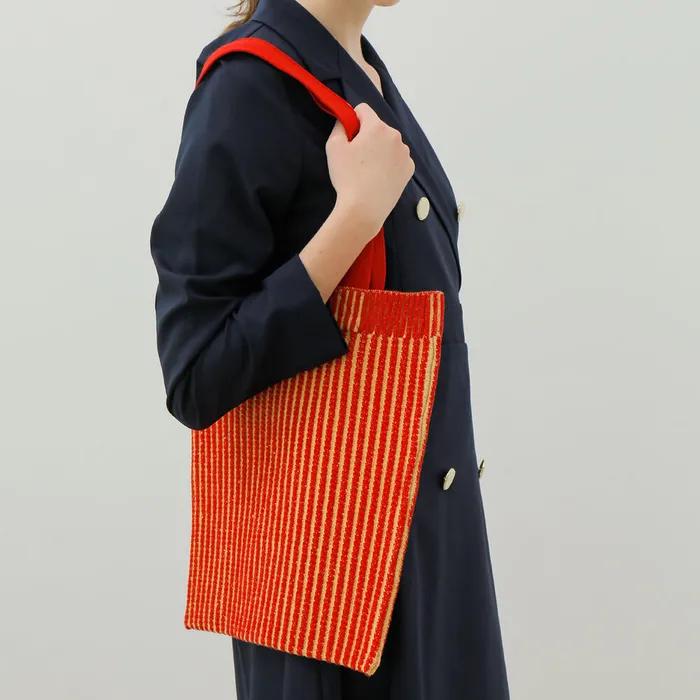 TWIST KNIT BAG_RED