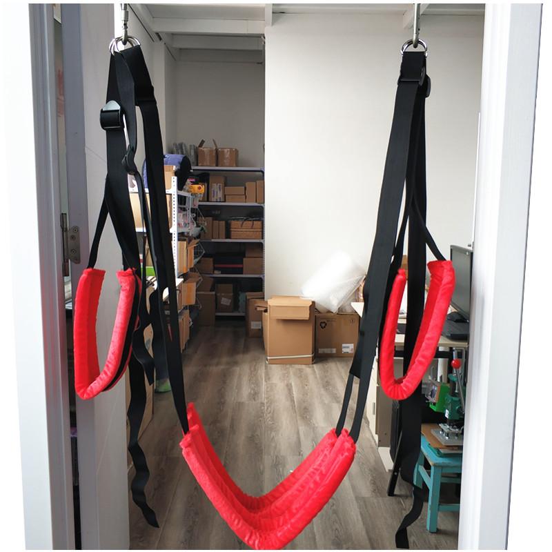 Sex Swing Soft Material Sex Furniture Fetish Bandage Love Adult Game Chairs Hanging Door Swing Sex Sling Toys for Couples