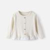 Autumn Lace Trim Long Sleeve T-Shirt for Girls