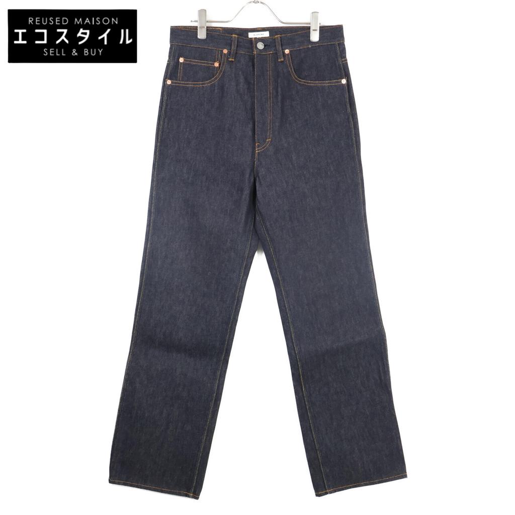 BLAMINK 7914-299-0338 Indigo 5-Pocket Straight Denim Pants Bottoms 2 IndigoUsed