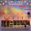5pc/set Solar Candy Christmas Tree Ground Installation Decorative Lights Outdoor Garden Lawn LED Lights Courtyard Lights
