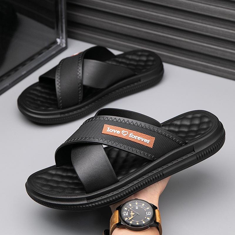 New Style Shoes and Slippers Thick-soled Anti-slip Flip-flops Casual and Fashionable Soft-soled Beach Sandals