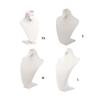 Practical Sturdy Lint Jewelry Bust Stand Small Necklace Display Holder Jewelry Accessory for Trade Show Exhibits