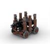 Medieval Castle Ancient Weapons Siege Car Building Block Assembly Toy Model Compatible With Small Particles