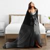 The Vampire Diaries Damon Salvatore TV Series Blanket Quality Soft Warm Throw Blanket Autumn Travel Home Decor Graphic Bedspread