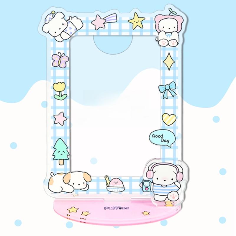 Sweet Puppy Series Acrylic Photo Frame Kawaii Kitten 3 Inch Kpop Photocard Holder for Girls Gifts Japan Style Wholesales 2025
